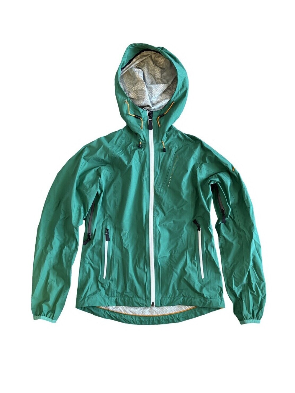 Kjus Systems Green Rain Wind Ski Full Zip Jacket Nylon Women's Size Small 36